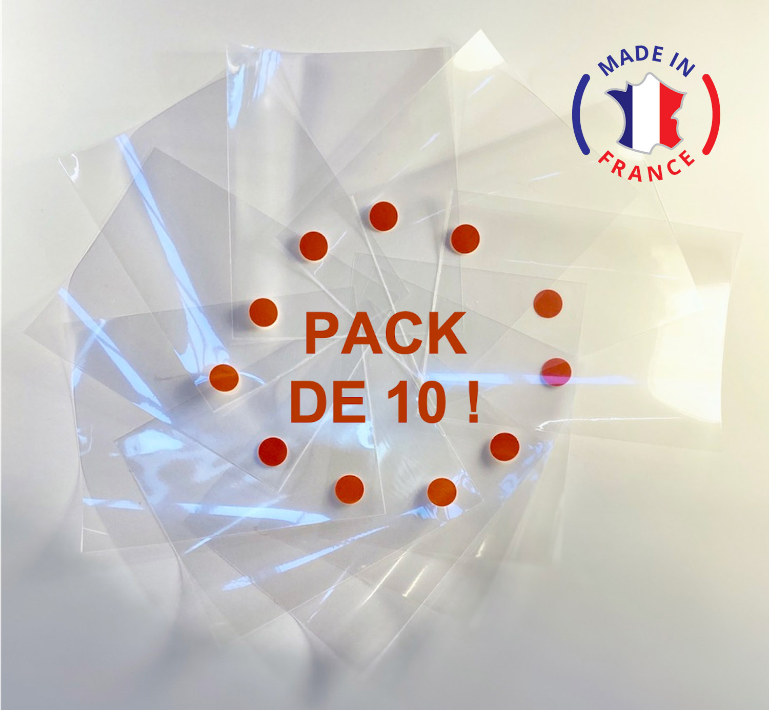PACK DE 10 pack de 10 films adhésifs